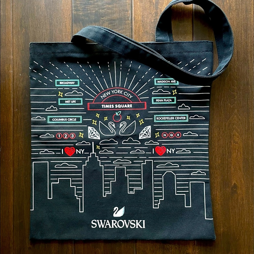 Swarovski New York Skyline Limited Edition Collectable Canvas Tote